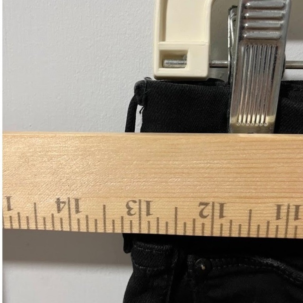 Mother The Looker Skinny Jeans Not Guilty Black High Rise Denim 27 - Picture 5 of 12